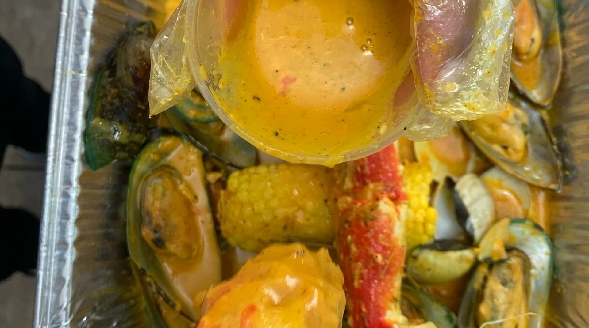 The butter sauce